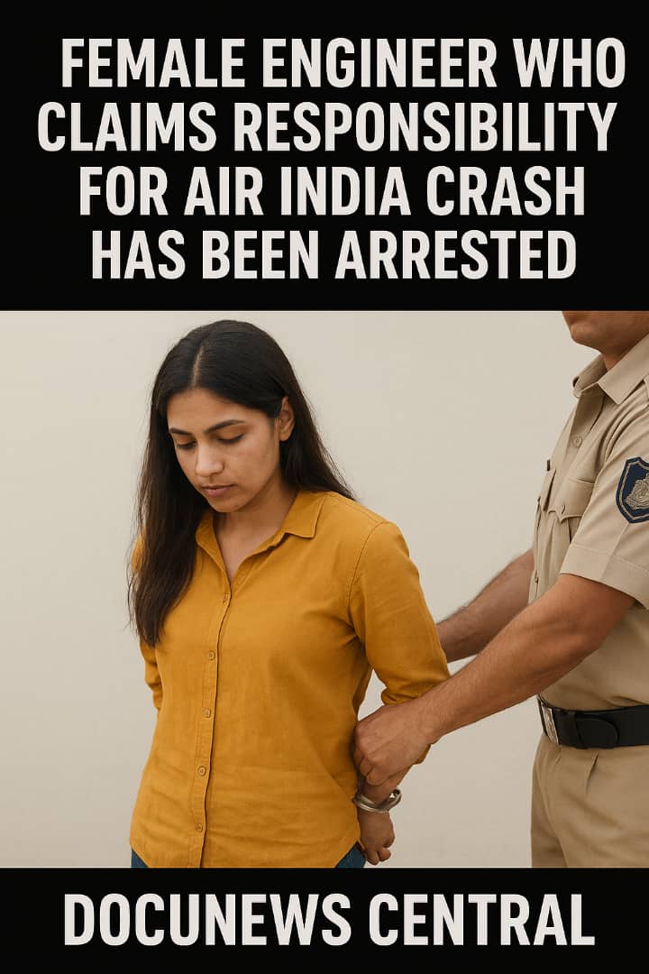 Female Engineer Who Claims Responsibility For Indian Crash has been Arrested