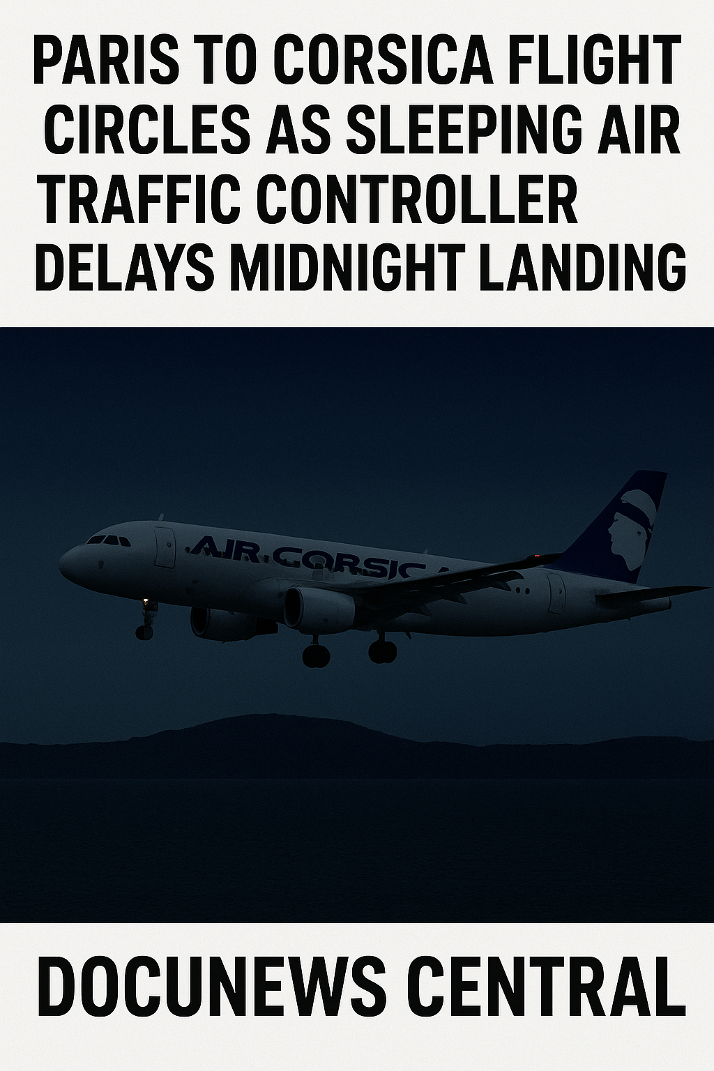 Flight Circles as sleeping air traffic controller delays midnight landing