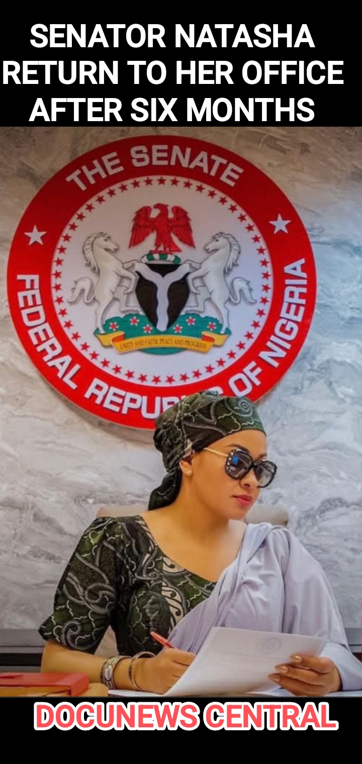 Senator Natasha Return to her office after six months