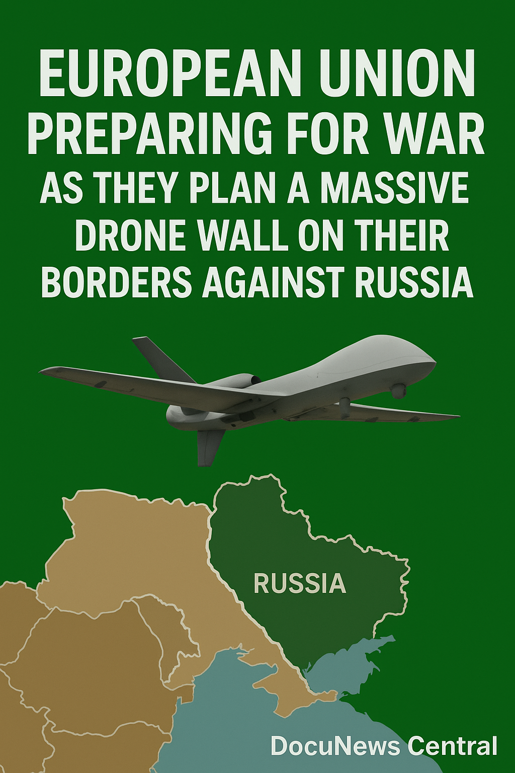 EU step up border defense: massive drone wall planned to counter Russian airspace treats