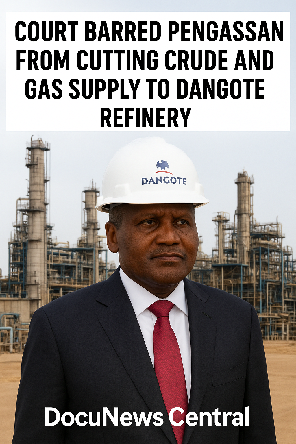 JUST IN; Court Barred PENGASSAN from cutting crude and gas supply to Dangote Refinery