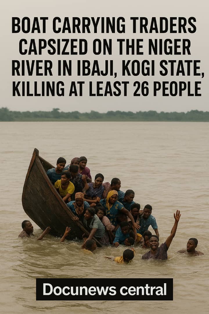26 Dead As Boat Capsizes on the Niger river kogi state