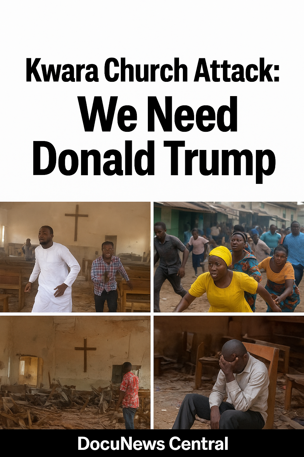 Kwara Church Attack: We Need Donald Trump