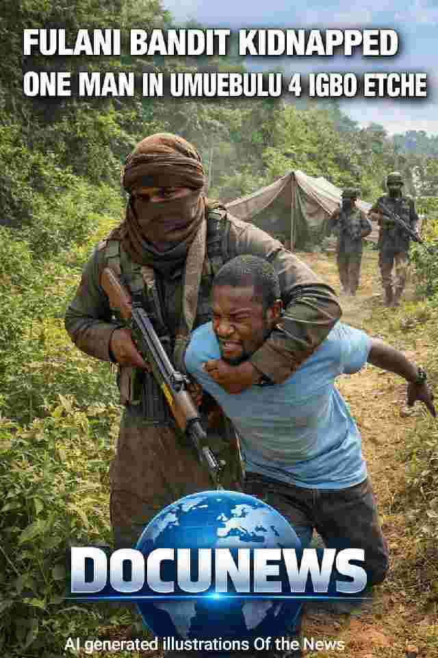 Fulani bandit kidnapped one man in Umuebulu 4 Igbo Etche, Rivers State –