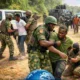 Nigerian Army troops during patrol on Enugu-Otukpo Road security operation