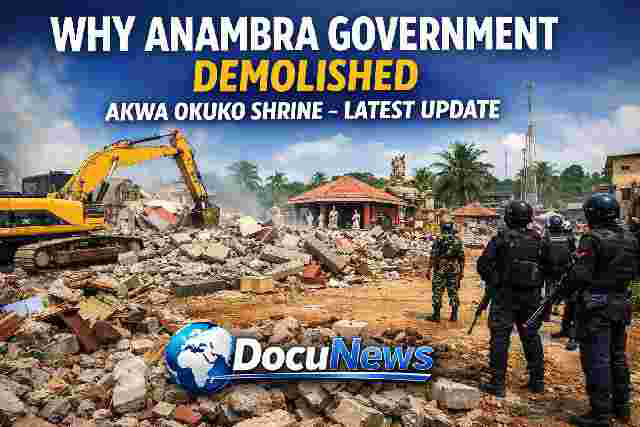 Why Anambra Government Demolished Akwa Okuko Shrine – Latest Update