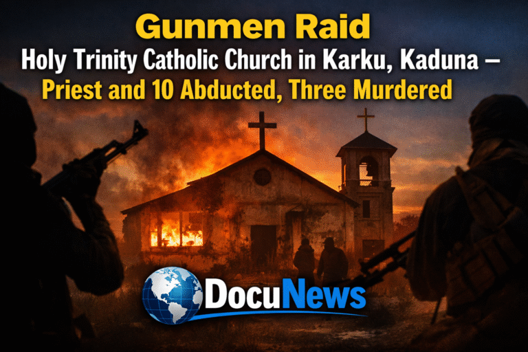Gunmen Raid Holy Trinity Catholic Church in Karku, Kaduna – Priest and 10 Abducted, Three Murdered.