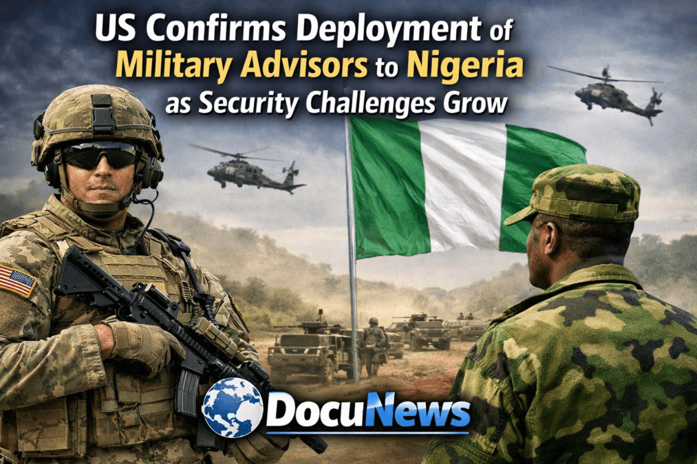 AI generated illustrations Of Fact check image showing US military advisors alongside Nigerian forces amid rising security challenges
