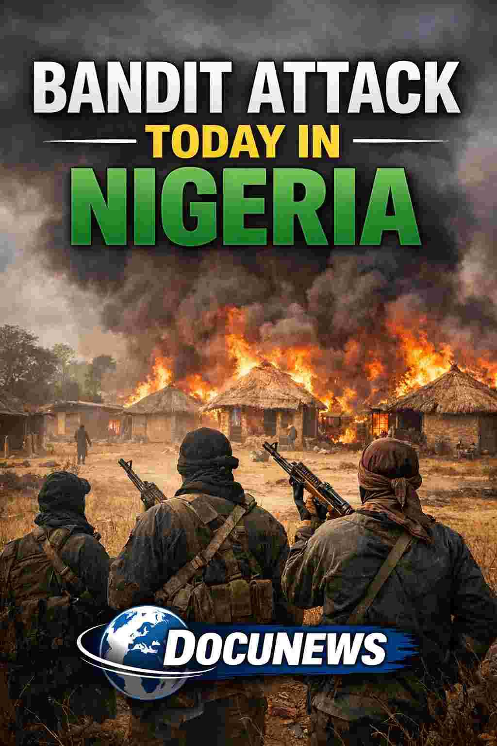 Bandit attack today in Nigeria as armed groups raid rural communities – DocuNews Central breaking news