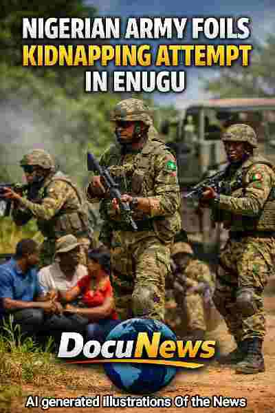 Nigerian Army troops foil kidnapping attempt in Enugu 9th Mile axis
