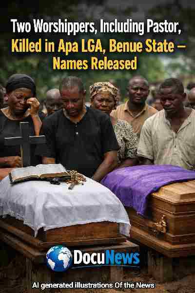 Two worshippers, including pastor, killed in Apa LGA Benue State Name Release — mourners gather at funeral service