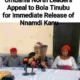 Umuahia North leaders addressing community meeting over Nnamdi Kanu release appeal in Abia State