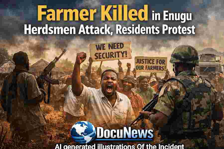 Farmer Killed in Enugu Herdsmen Attack with Residents Protesting and Security Deployment