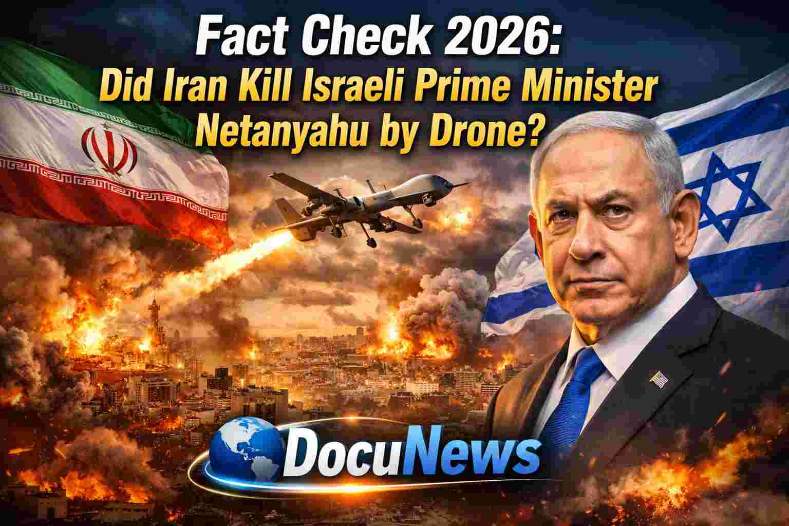 Fact Check 2026 Netanyahu drone strike rumor during Iran Israel war escalation