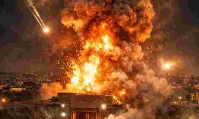 Israel strike on Iran underground nuclear facility in eastern Tehran skyline