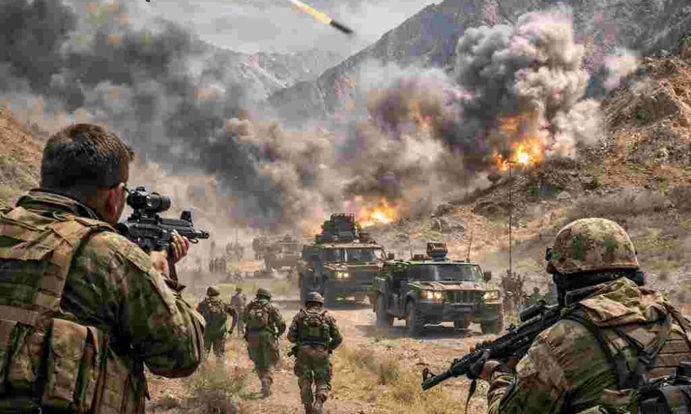 US-backed Kurdish forces launching ground attack in Iran near mountainous border region during Middle East conflict