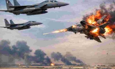 Qatar fighter jets shooting down Iranian warplanes minutes before strike on U.S. base at Al Udeid Air Base in Doha.