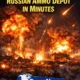 AI generated illustrations of Ukraine Destroys Russian Ammo Depot in Minutes