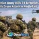 AI generated illustrations Of Nigerian Army Kills 74 Terrorists, Foils Drone Attack in North-East. By DocuNews Central
