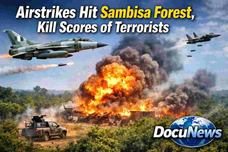 Airstrikes Hit Sambisa Forest, Kill Scores of Terrorists. by Docunews Central